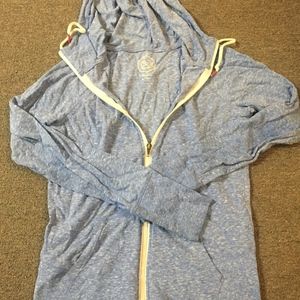 Blue Hooded Jacket